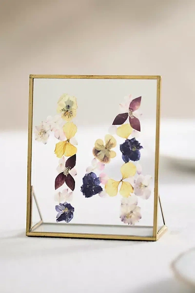 Terrain Pressed Floral Table Number