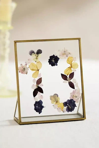 Terrain Pressed Floral Table Number