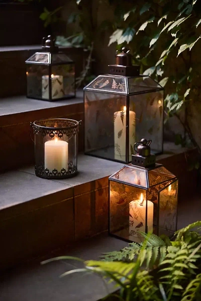 Terrain Pressed Foliage Lantern In Black