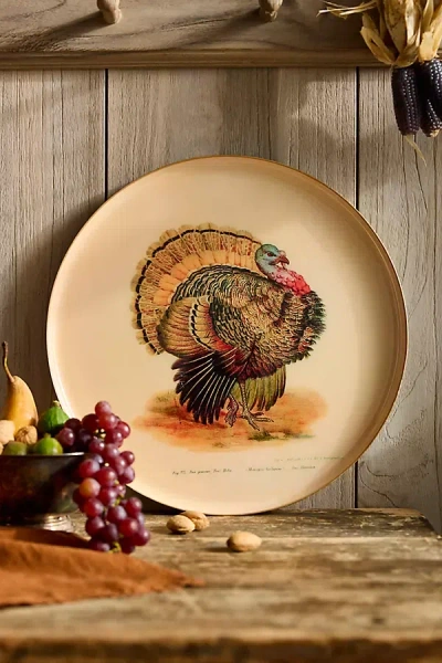 Terrain Printed Archival Tray, Round In Neutral