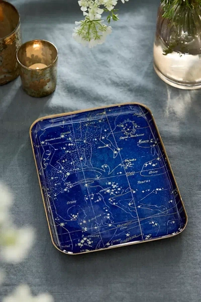 Terrain Printed Archival Tray, Small In Blue