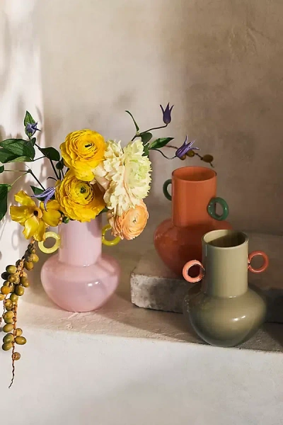 Terrain Puck Glass Vase
