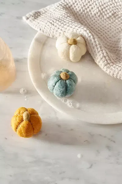Terrain Pumpkin Harvest Felted Soaps, Set Of 3 In Multicolor