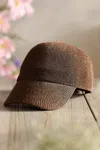 Terrain Raffia Baseball Cap In Gold