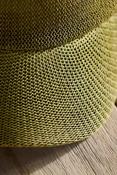 Terrain Raffia Baseball Cap In Green