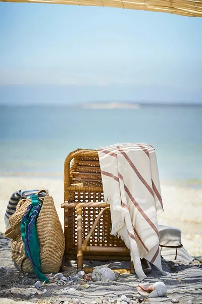 Terrain Raffia Traveler Bag In Multi