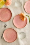 Terrain Reactive Glaze Stoneware Side Plates, Set Of 4