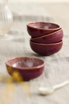 Terrain Reactive Glaze Tapas Bowls, Set Of 4