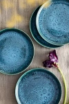 Terrain Reactive Glaze Tapas Plates, Set Of 4