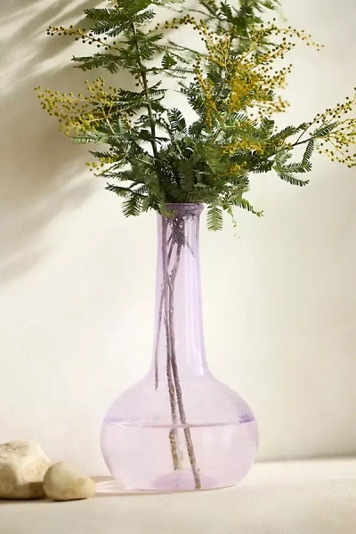 Terrain Recycled Glass Vase, Lilac