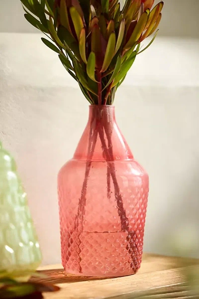 Terrain Recycled Glass Vase, Peach