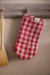 Terrain Red Gingham Linen Oven Mitt