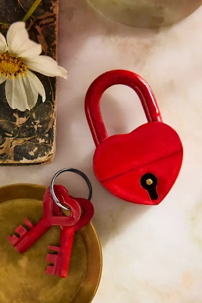 Terrain Red Heart Lock In Brown