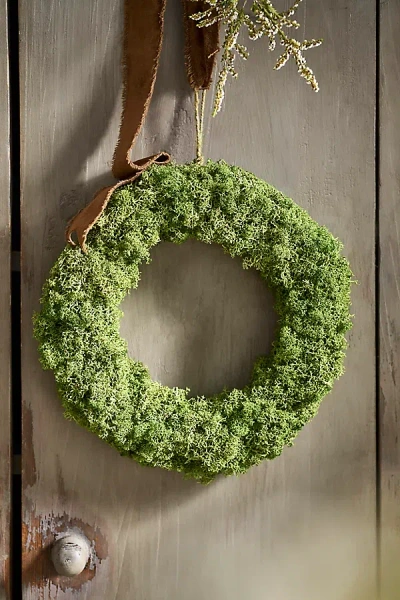Terrain Reindeer Moss Circlet Wreath In Green