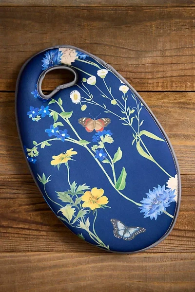 Terrain Rhs British Meadow Memory Foam Kneeler In Blue
