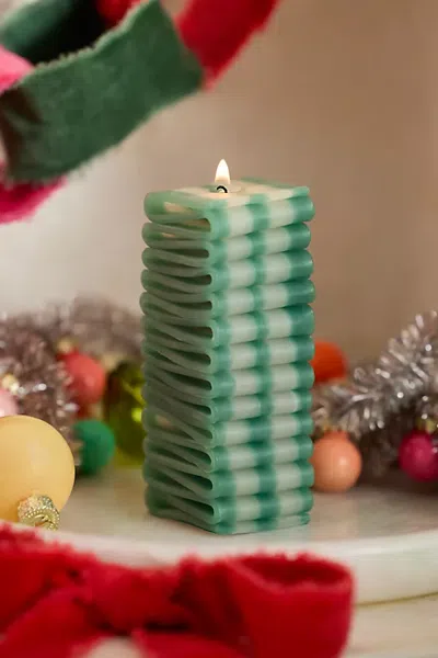 Terrain Ribbon Candy Candle In Multi
