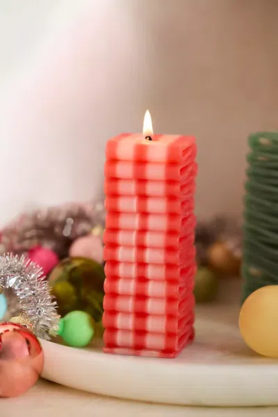 Terrain Ribbon Candy Candle In Multi