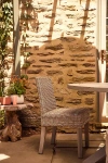 Terrain Ridgeline Wicker + Teak Side Chairs, Set Of 2