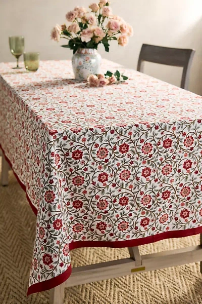 Terrain Roja Cotton Tablecloth