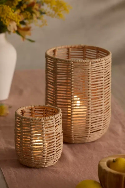 Terrain Rope Wrapped Candle Holder