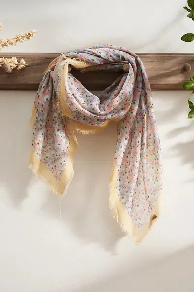 Terrain Rose Cloud Scarf In Gold