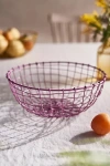 Terrain Round Wire Basket In Purple