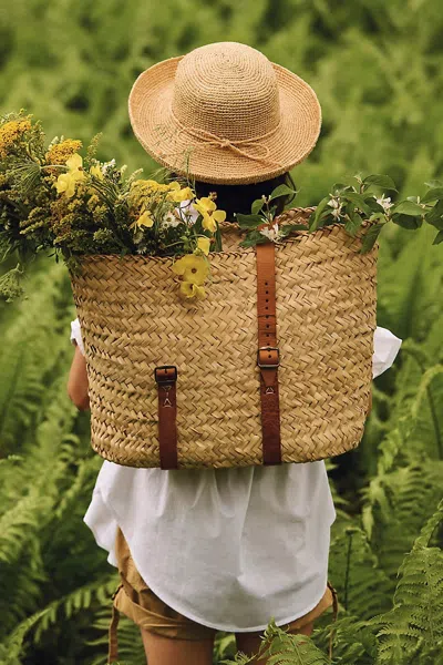Terrain Rounded Raffia Sun Hat In Multi