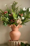 Terrain Ruffled Glass Bud Vase In Pink