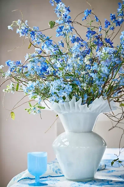 Terrain Ruffled Glass Vase