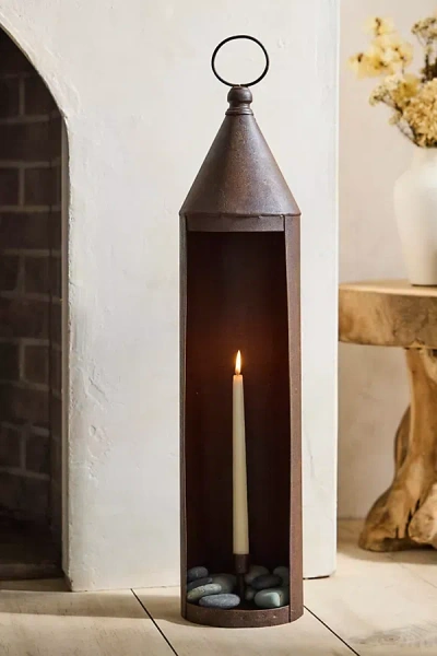 Terrain Rustic Chimney Taper Holder In Multicolor