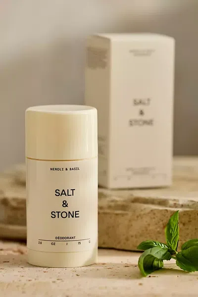 Terrain Salt + Stone Deodorant, Neroli + Basil In Multicolor