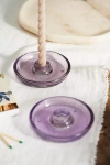 Terrain Saucer Taper Holders, Set Of 2 In Purple