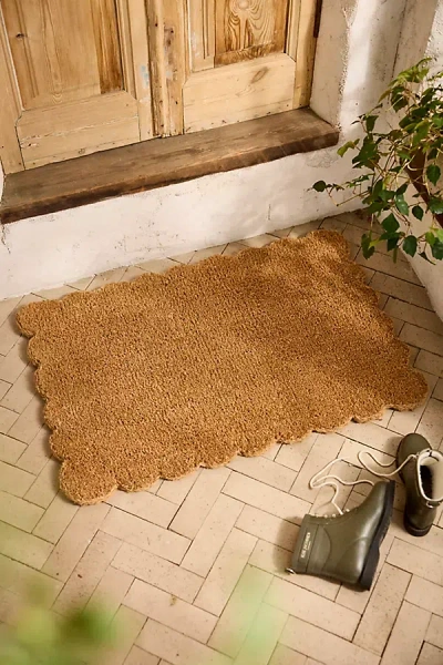 Terrain Scalloped Coir Doormat