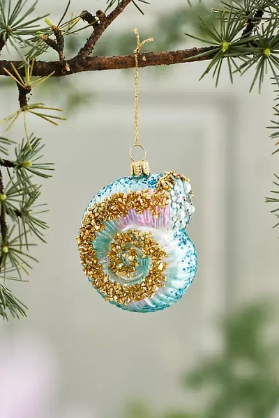 Terrain Seashell Glass Ornament