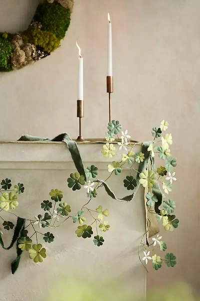 Terrain Shamrock Iron Garland In Green