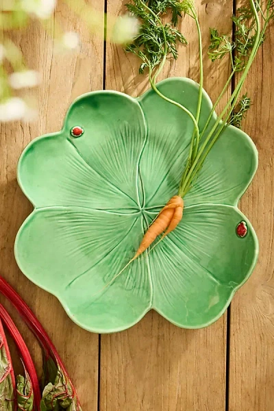 Terrain Shamrock Stoneware Serving Platter