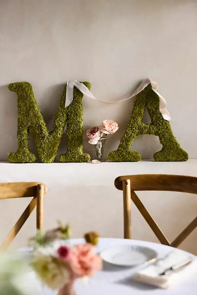 Terrain Sheet Moss Letter