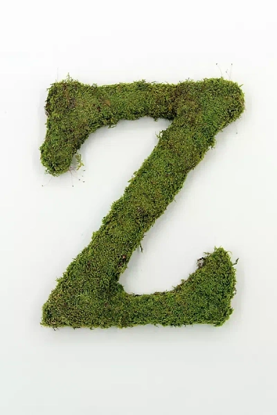 Terrain Sheet Moss Letter