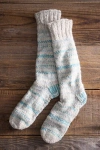 Terrain Sherpa Wool + Fleece Socks In Blue