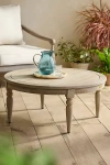 Terrain Shoreham Teak Round Coffee Table In Neutral