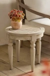 Terrain Shoreham Teak Round Side Table In Multi