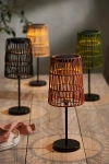 Terrain Solar Woven Shade Table Lamp