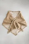 Terrain Solid Pull-through Knit Scarf In Beige