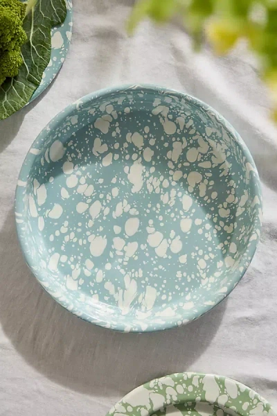 Terrain Speckled Enamel Pan In Green