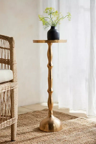 Terrain Spindle Aluminum Side Table
