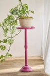 Terrain Spindle Aluminum Side Table In Pink