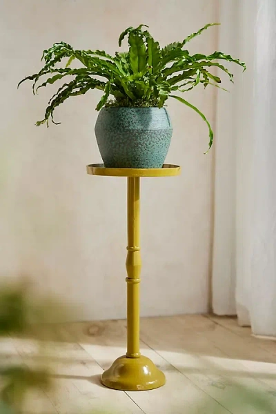 Terrain Spindle Aluminum Side Table