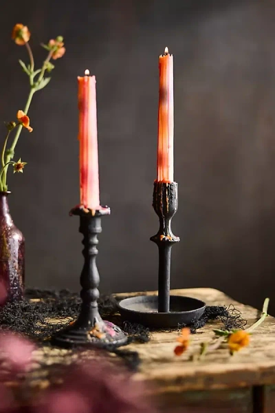 Terrain Spooky Drip Taper Candles, Set Of 2