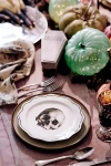 Terrain Spooky Skull Stoneware Plate
