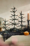 Terrain Spooky Tinsel Trees, Set Of 3